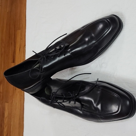 Kenneth Cole NY Techni-Cole Mens Dress Shoes Black Leather Laces Sz 13M EUC - Picture 12 of 12